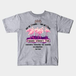 DWC Drunk Wives' (Dynamic Women's) Club Kids T-Shirt